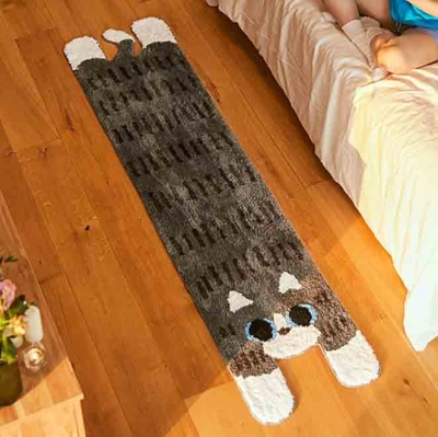 Cute Cat Long Runner Mat for Bedroom 18