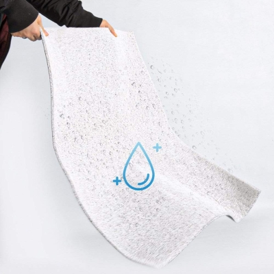 White Flower Door Mat