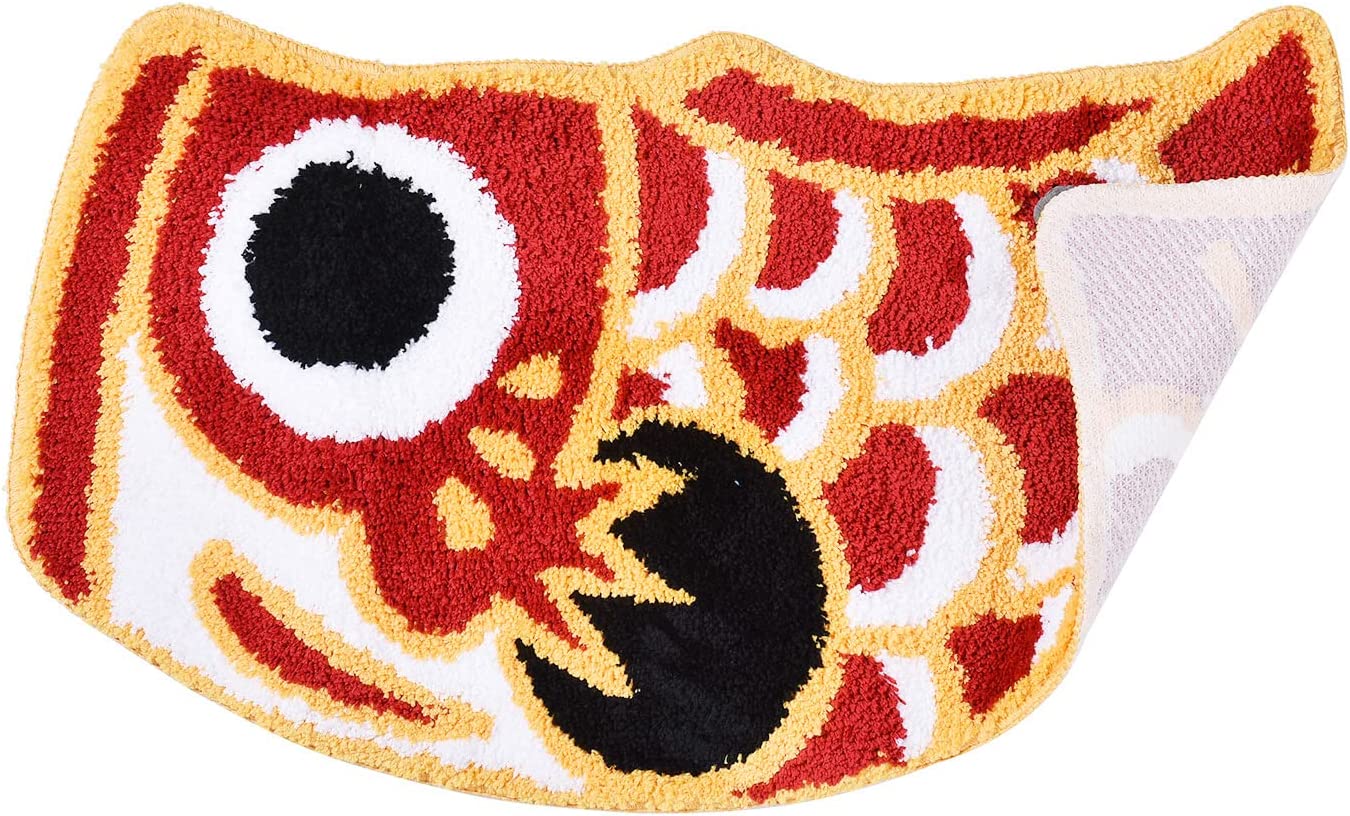 Cute Red Koi Fish Bath Mat