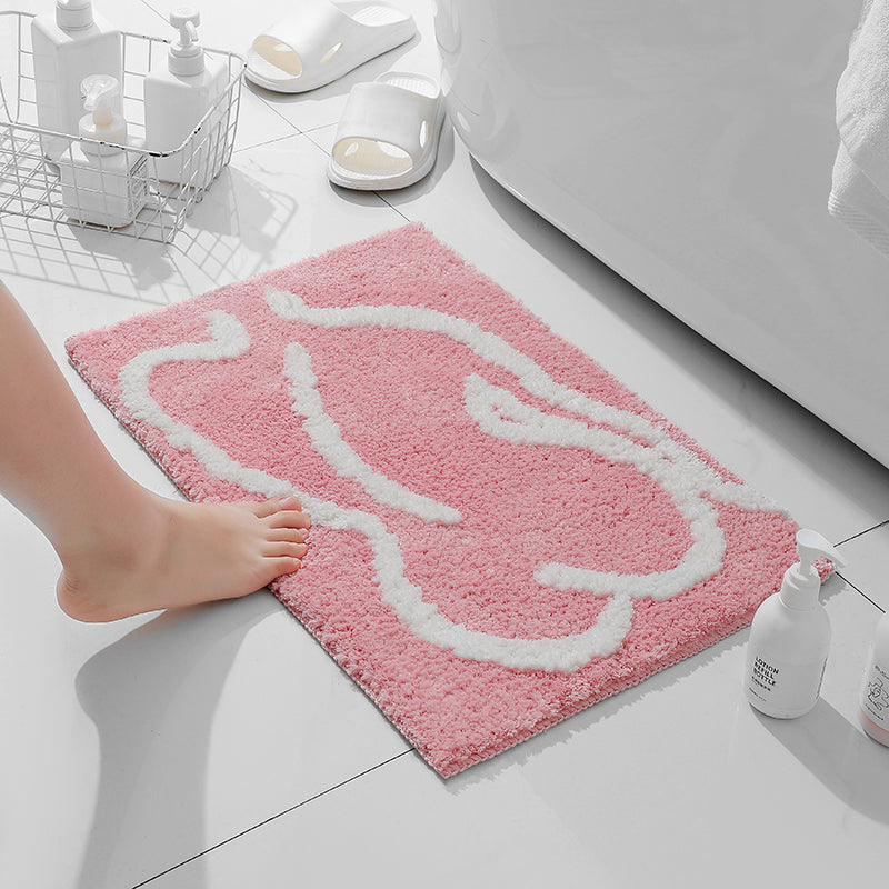 Pink Naked Back Bath Mat