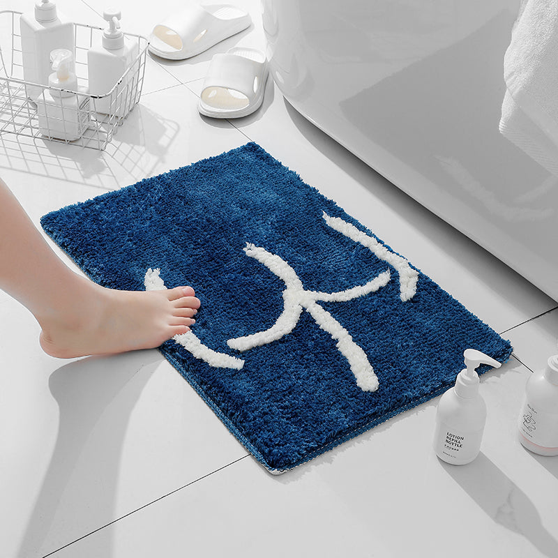 Cute Blue Butt Bath Mat, Get Naked Bathroom Rug, 15.7″x23.6″or 40x60cm On Sale