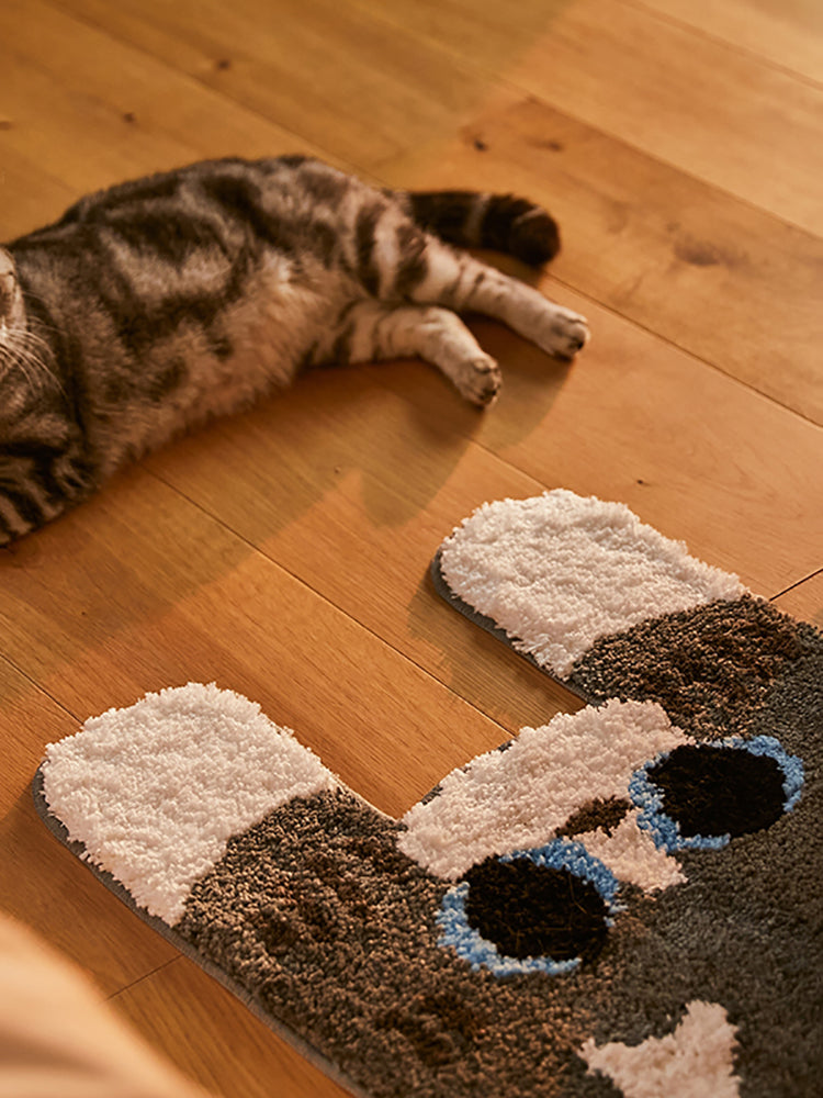 Cute Cat Long Runner Mat for Bedroom 18