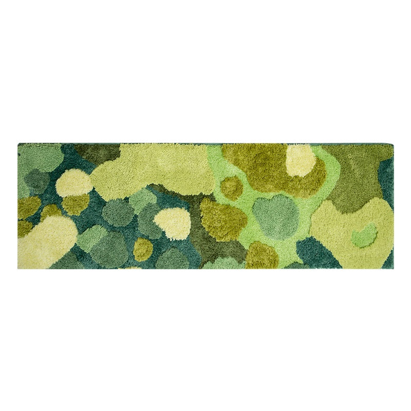 3D Pastoral Moss Leaves Area Rug Carpet