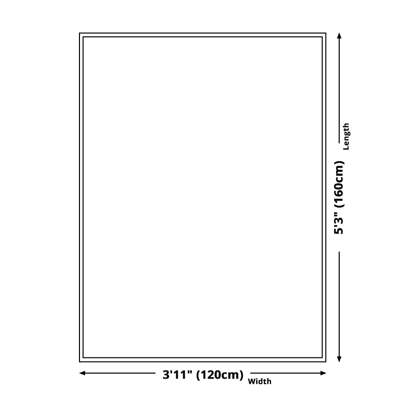 Unique Abstract Colorblock Rug Beige Multicolor Simple Rug Polyester Machine Washable Anti-Slip Area Rug for Bedroom