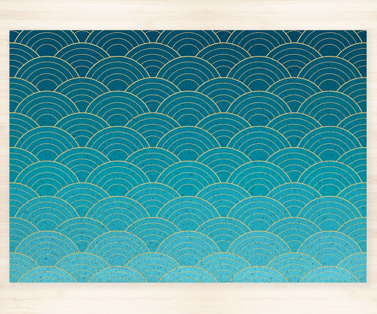 Japanese Wave Entrance Door Mat