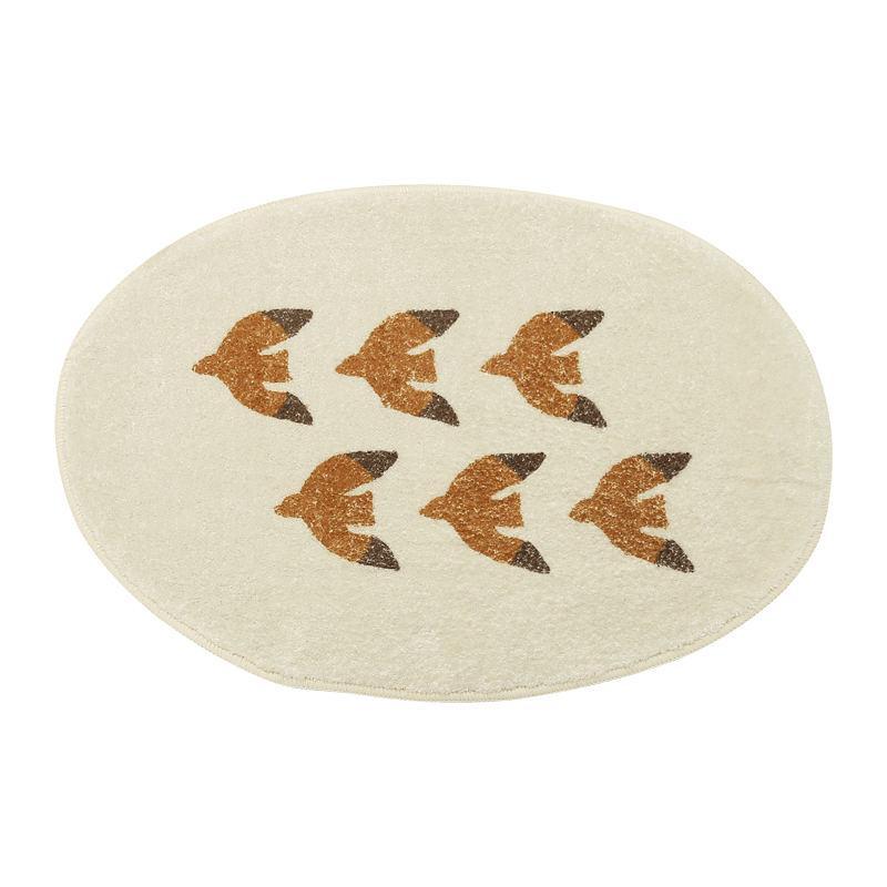 Yellow Swallows Bath Mat