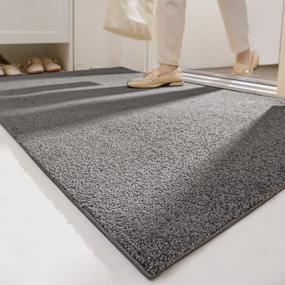 Luxury Rectangular Solid Living Room Carpet Door Mat