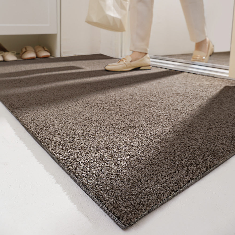 Luxury Rectangular Solid Living Room Carpet Door Mat