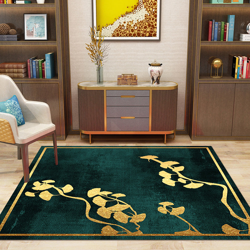 Multi-Color Patterned Rug Polypropylene Asia Indoor Rug Non-Slip Backing Stain-Resistant Area Carpet for Living Room