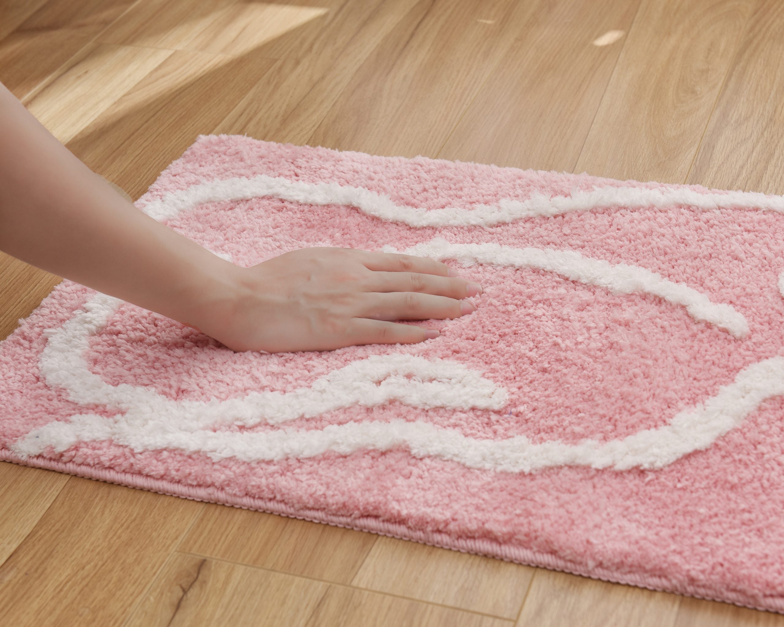 Pink Naked Back Bath Mat