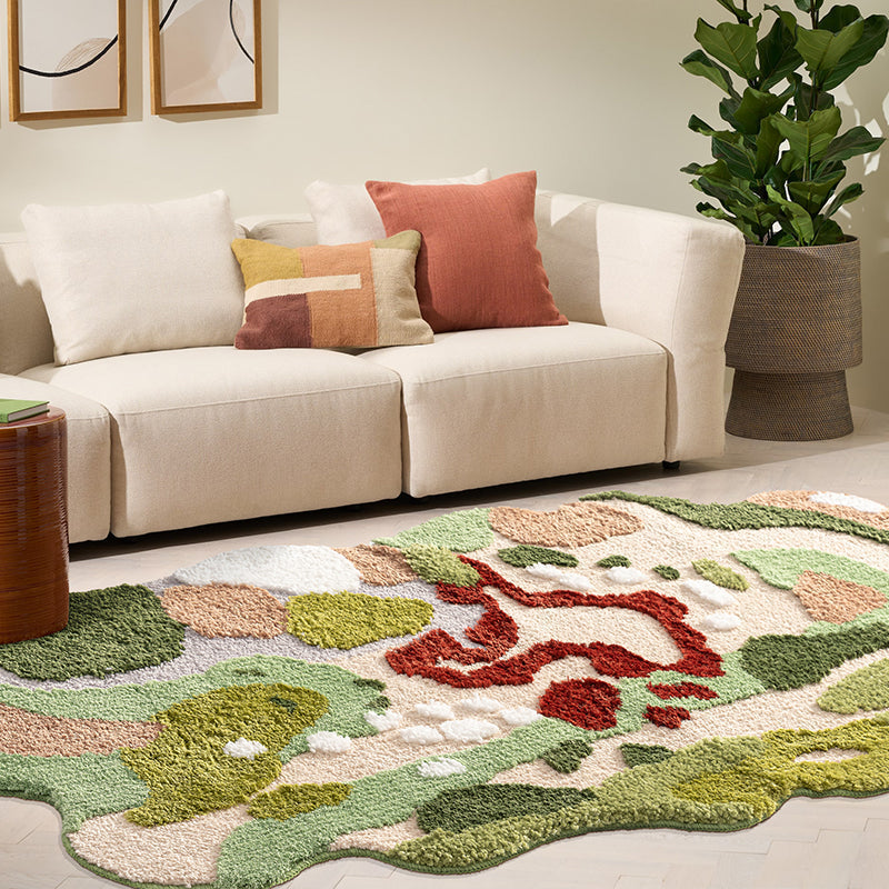 3D Magic Flower Garden Leaves Bath Mat, 60cmX90cm Mom‘s Day Gift