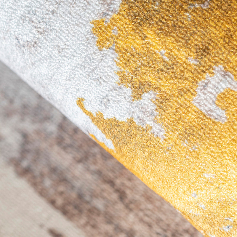 Industrial Rust Print Rug Multi-Color Synthetics Carpet Anti-Slip Machine Washable Stain Resistant Rug for Home
