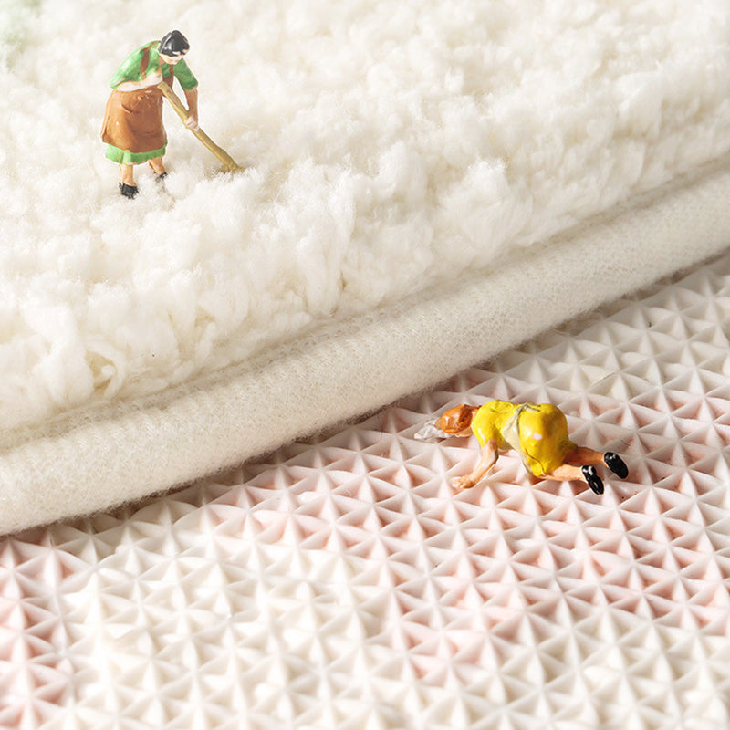 Semicircle Rainbow Bath Mat