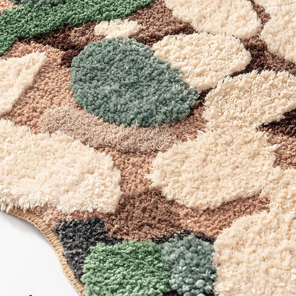 3D Magic Flower Garden Leaves Bath Mat, 60cmX90cm Mom‘s Day Gift