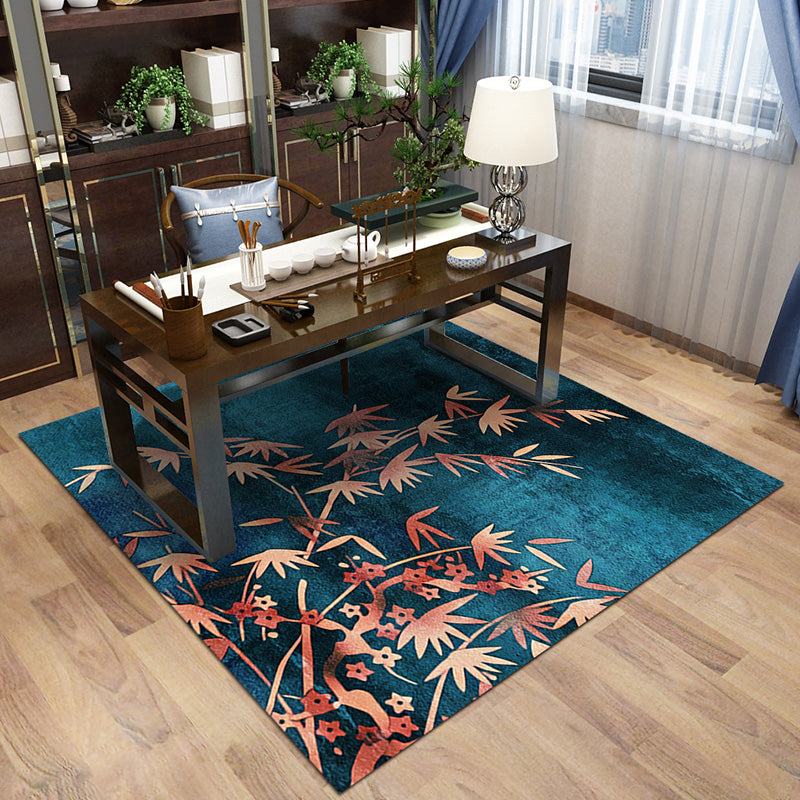 Multi-Color Patterned Rug Polypropylene Asia Indoor Rug Non-Slip Backing Stain-Resistant Area Carpet for Living Room