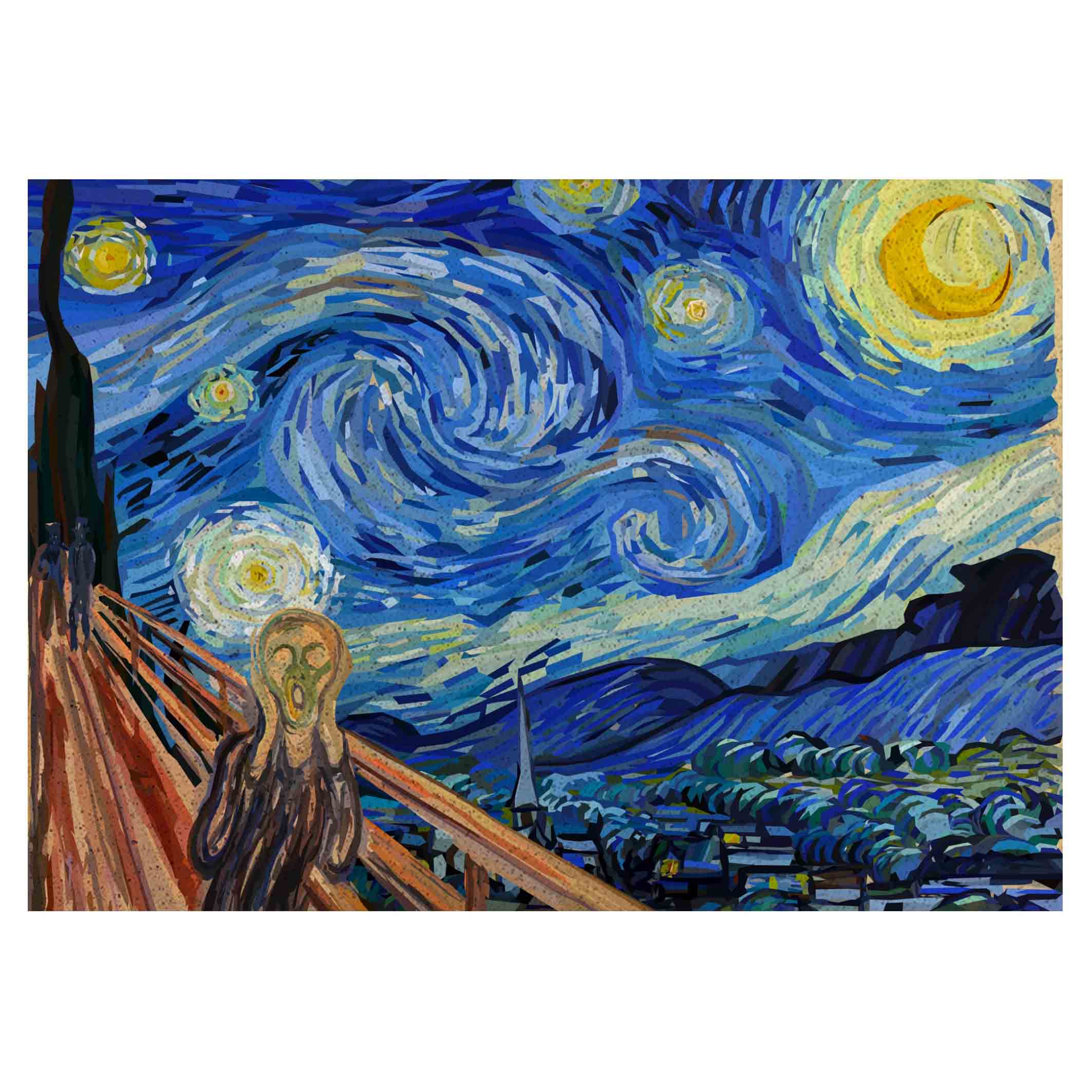 The Dazzling Starry Sky Door Mat