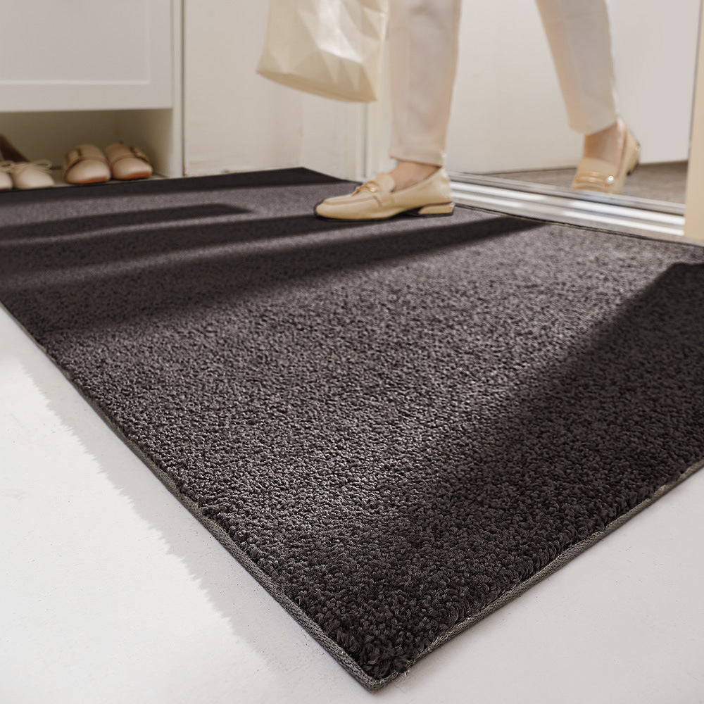 Luxury Rectangular Solid Living Room Carpet Door Mat