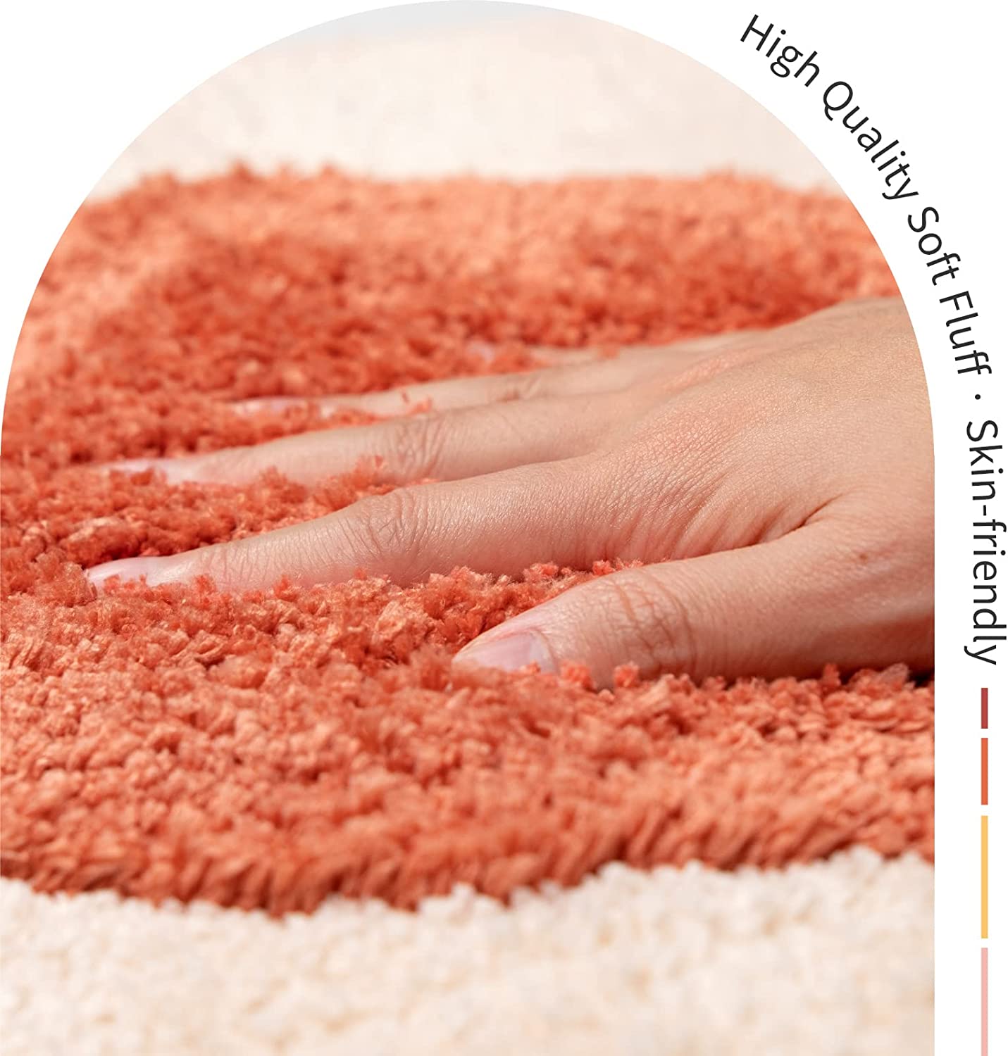 Pink Moon Phase Runner Mat for Bedroom Bathroom