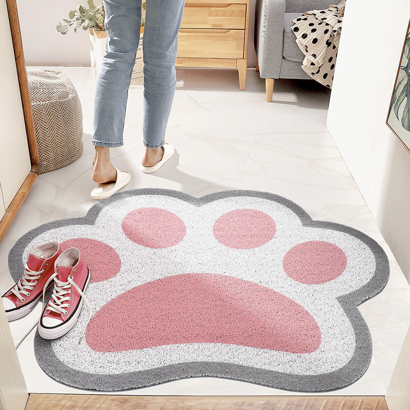 Cute Cat Paw PVC Coil Door Mat
