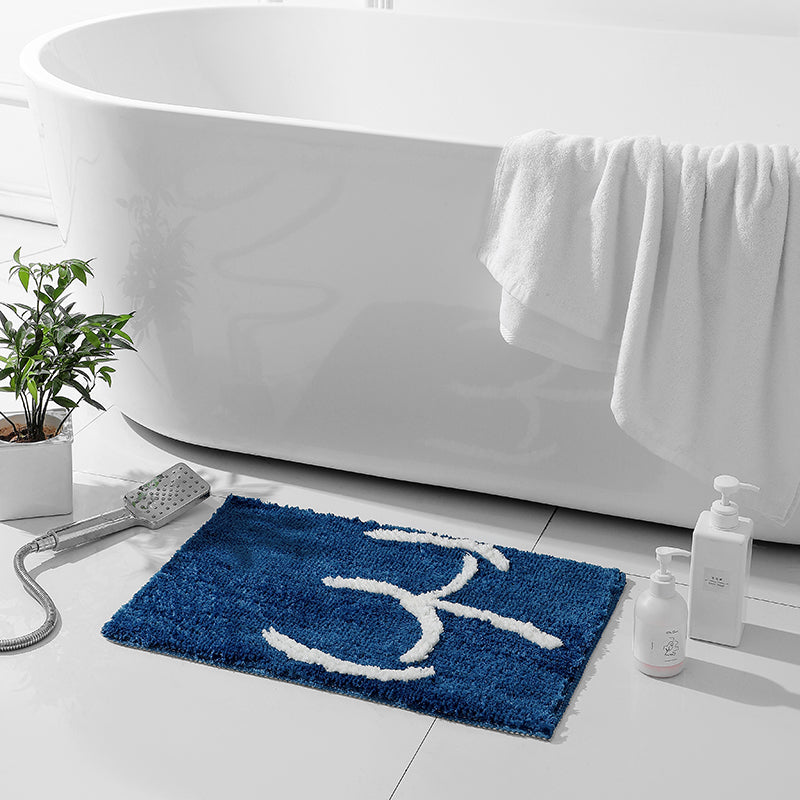 Cute Blue Butt Bath Mat, Get Naked Bathroom Rug, 15.7″x23.6″or 40x60cm On Sale