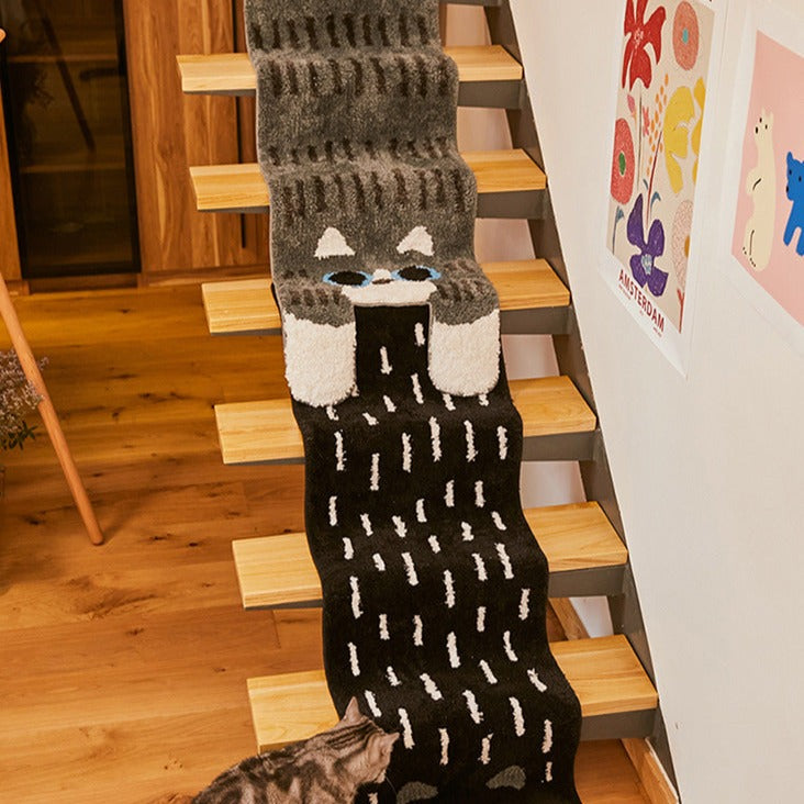 Cute Cat Long Runner Mat for Bedroom 18