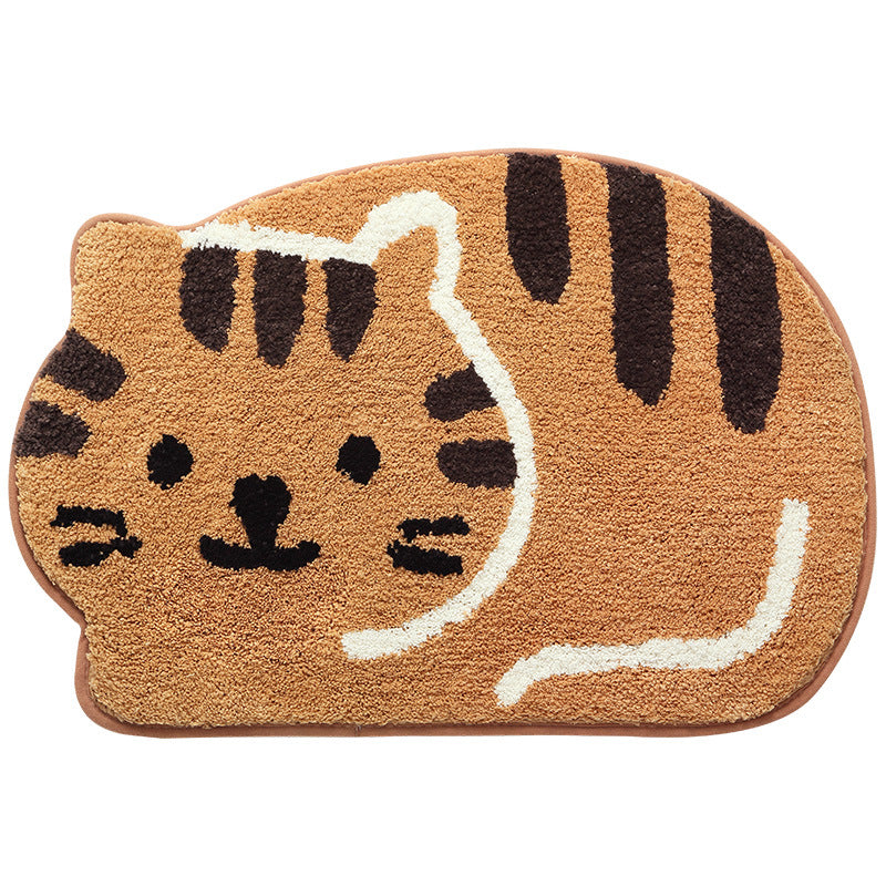 Smiling Cat Bath Mat