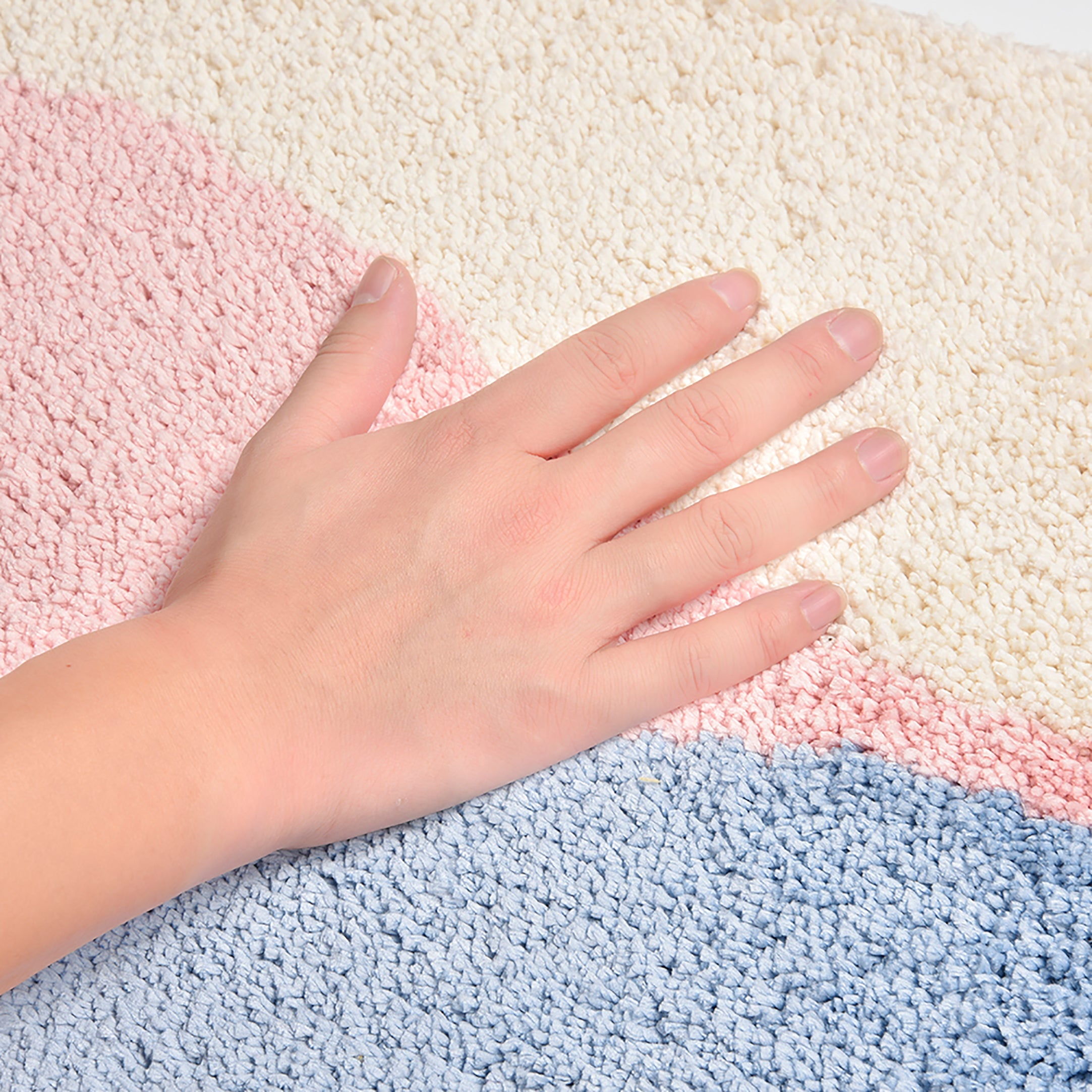 Pink Mountain Bath Mat