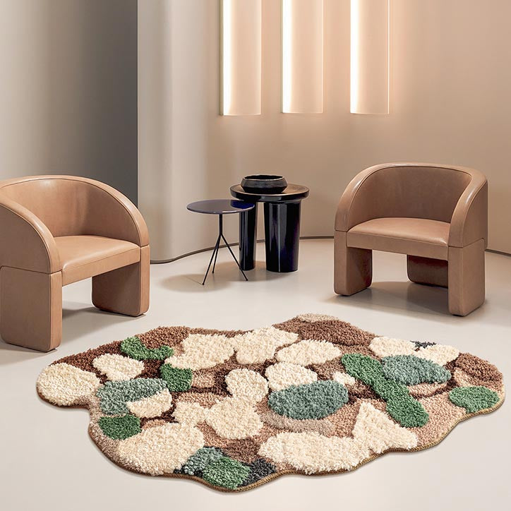 3D Magic Flower Garden Leaves Bath Mat, 60cmX90cm Mom‘s Day Gift