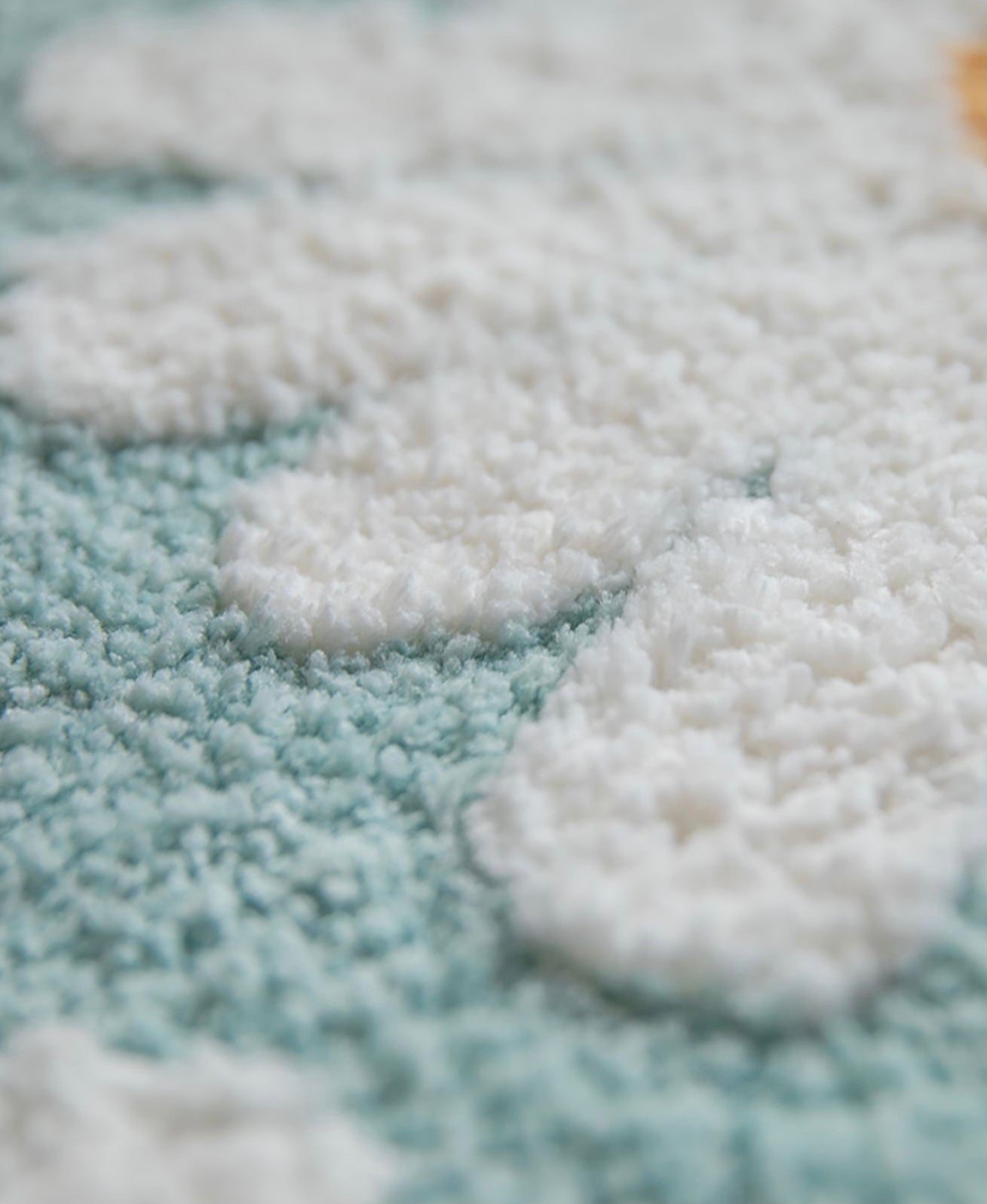 Sky Blue Daisy Runner Mat for Bedroom Mom‘s Day Gift