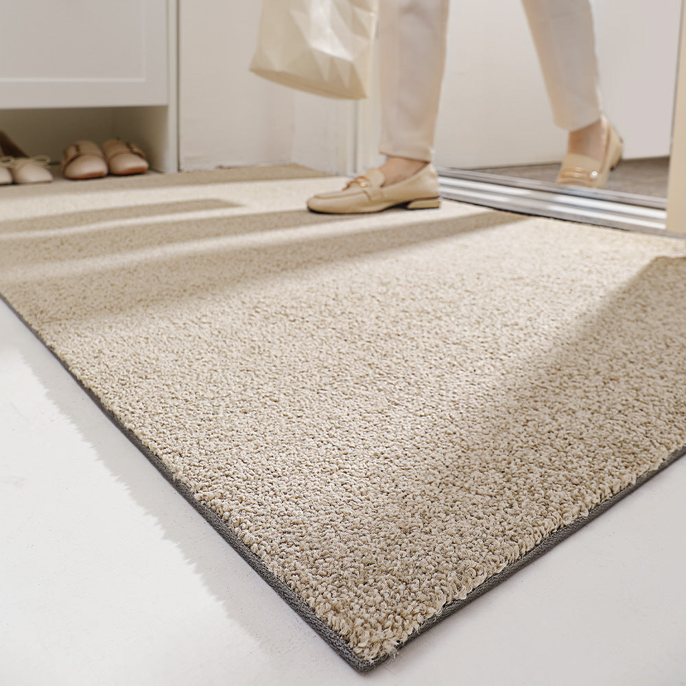 Luxury Rectangular Solid Living Room Carpet Door Mat