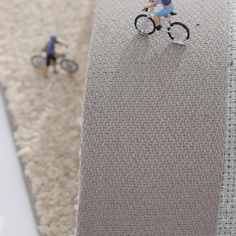 Luxury Rectangular Solid Living Room Carpet Door Mat