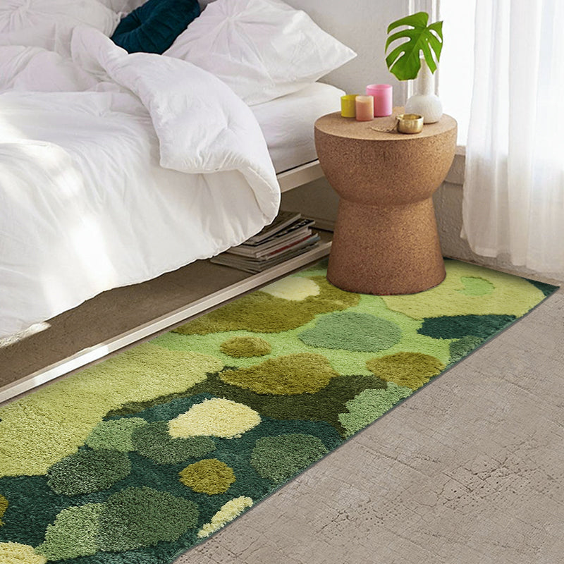 3D Pastoral Moss Leaves Area Rug Carpet
