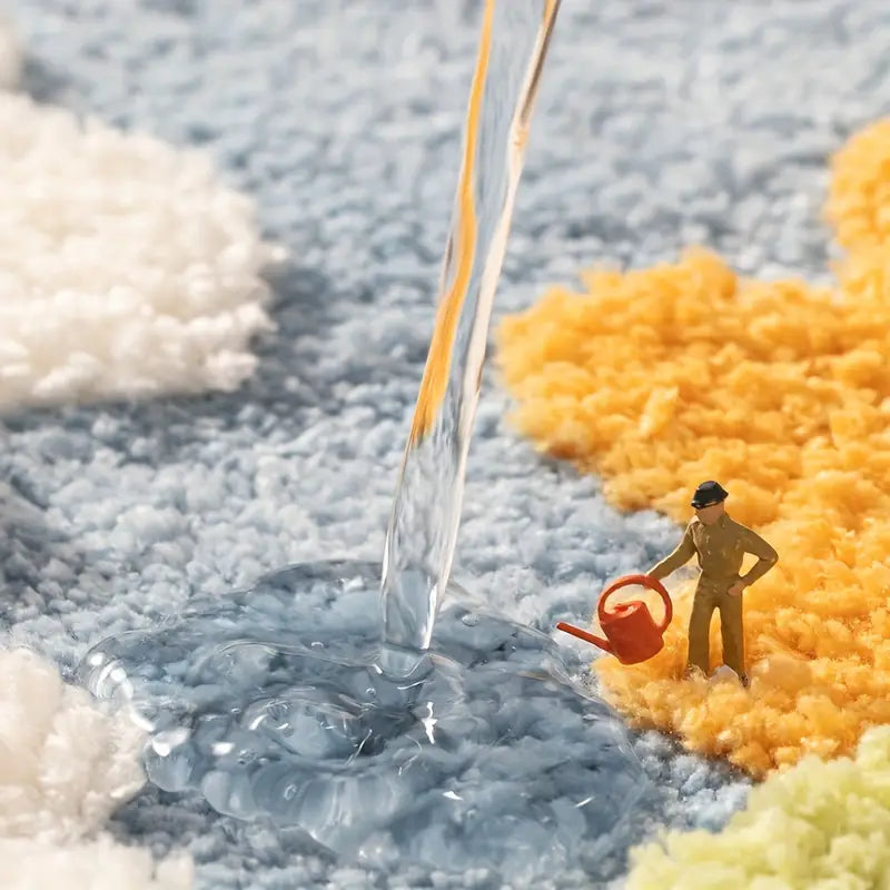 Beam Flower Bath Mat Home Decor